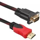 Cabo Hdmi X Vga Macho Conversor Analogico Forma Automatico