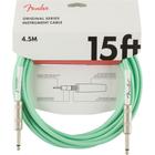 Cabo Instrumento Fender Original Series 15FT 4,5m Surf Green