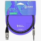 Cabo Kato para Microfone XLR F P10 3 Metros