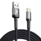 Cabo Lightning Premium Ultra Reforçado em Nylon para Carga e Transferência de Dados Viribus - 1,5M