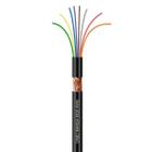 Cabo Manga 8X26 Awg - Com Blindagem Preto - 1 Metro