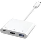 Cabo Md9 Usb Tipo Cm 3.1/Hdmi F +Usb 3.0 F +Tipo C 3.1