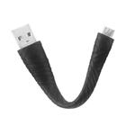 Cabo micro usb com revestimento em silicone preto - mi012b