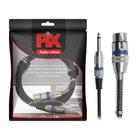 Cabo Microfone E Violão Mono Xlr / P10 3 Metros Profissional