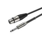 Cabo Microfone Roxtone XLR F x P10 c Mola 5 metros SMXJ210L5