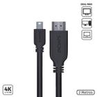 Cabo Mini Displayport Macho para HDMI 2.0 Macho 2 Metros - PMDPH4K-2 - PCYES