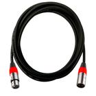 Cabo montado santo angelo c/ plugs roxtone vermelho 10 metros