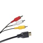 Cabo multimidia hdmi xc-hdmi -3rca 3 metros marca x-cell