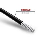 Cabo Nax 16 mm Singelo Preto - 60 Metros