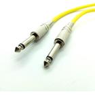 Cabo P10 mono x P10 mono amarelo de 5 Metros