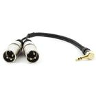 Cabo P2 90 Estereo Para 2 Xlr Macho - 20 Cm