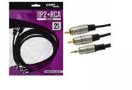 Cabo P2 x RCA marca Perfomance Sound