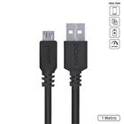 Cabo para celular smartphone micro usb para usb a 2.0 1 metro preto - pmuap-1 - PCYES