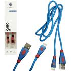 Cabo para celular usb x ip5/6/7/8/x 3,1a exocell 1m