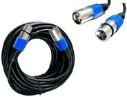 Cabo Para Microfone Balanceado Dmx Xlr Canon 10 Metros 10M