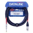 Cabo Para Microfone P10 x XLR 5m Preto Datalink