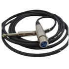 Cabo para Microfone P10 x XLR Femea 7 Metros - MWB