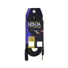 CABO PARA MICROFONE SANTO ANGELO 0,20MM P10 X XLRM NINJA NM B 20FT/6.10m