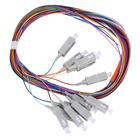 Cabo Pigtail de Fibra Óptica Hilitand SC/UPC Multimodo 12 Núcleos - 1,2m