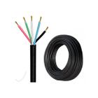 Cabo PP 5 X 1,50 Rolo Preto Ideal para Instalação Elétrica - ABR