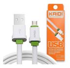 Cabo Rápido Para Celular Smartphone V8 Micro USB Kaidi