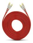 Cabo Rca 5 Metros Dupla Blindagem Cobre 5M Blindado 5Mm - KX3