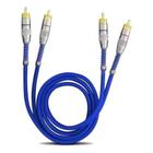 Cabo Rca Tech One Prime Dupla Blindagem 1 Metro Plug Metal Banhado
