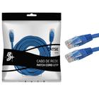 Cabo Rede 25 Metros Rj45 Cat5e Azul Alta Qualidade 100%cobre