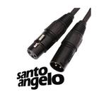 Cabo Santo Ângelo Ninja Sc-20 XLR Macho x XLR Fêmea 15 Ft / 4,57 Metros