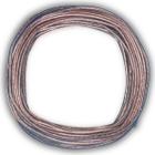 Cabo Som Fio Paralelo 10m 10 Metros 1,5mm Cristal Azul 100% Cobre 2x14AWG 