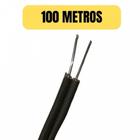 Cabo telefone interno fi 2x22awg paralelo 100 metro cinza