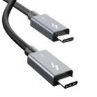 Cabo Thunderbolt 3 USB C 40Gbps 100w 4K 60hz 70cm Cabletime