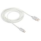 Cabo Tipo C USB 1,5m Nylon EUAC 15NB - Intelbras