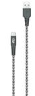 Cabo Tipo Usb-C 1,5 Metros Nylon Preto E Branco I2Go Plus