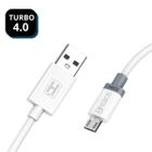 Cabo Turbo Micro usb v8 Dados e carregador 1 Metro android