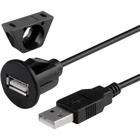 Cabo USB 2.0 Extensão Macho Femea Para Central Multimídia 1 Metro 