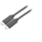 Cabo USB 3.0 Tipo C Macho x Macho 1m - Alta Vel Carga Rápida