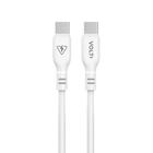 Cabo USB-C Compatível USB-C (1,5m) Flex Pro Volt Branco