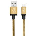 Cabo USB-C Elg INXC10GD 3A 15W (1 Metro) Dourado