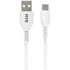 Cabo USB-C Hye HYE30C 1 Metro - Branco