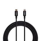 Cabo USB-C - Lightning 1,2m PVC Preto Intelbras EUCL 12PP