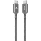 Cabo USB-C para USB-C 240W 120cm - Cinza de Alta Qualidade