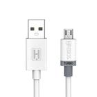 Cabo usb carregador Turbo micro usb v8 Hs-068 Compatível com Motorola Moto G1 G2 G3 G4 G5 e G6 Play