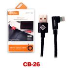 Cabo Usb Led Carregador 90º Resistente Turbo - PMCELL