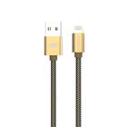 Cabo USB Lightning C3Tech CB-210GD Dourado