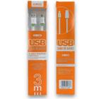 Cabo USB + Micro USB V8 3M Carga Rápida Kaidi
