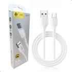 Cabo Usb Para Tipo C 6A Turbo E Dados Rápido Carregador 1M Cor Branco