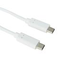 Cabo usb tipo c 1,5 metro branco