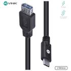 Cabo usb tipo c para extensor usb a femea v3.2 2m c32uaf-2