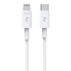 Cabo Usb Tipo-c Para Lightning 8 Pinos 3a 20w 1 Metro Branco